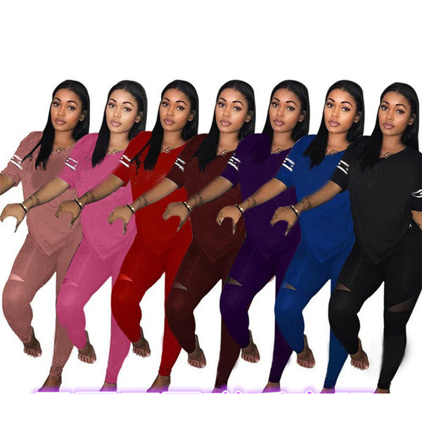 Women Pink Letter Sports Suit Pink Crop Tops Pants Pink Tracksuits Summer Sport Lounge Wear Ladies Tops Suit