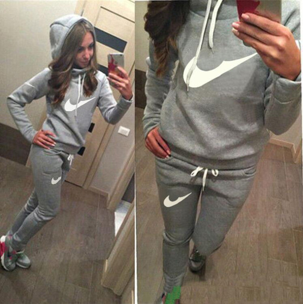 Women's Sport Suits 2019 Hot sale Tracksuit for women sweatshirt and Joggers sets Plus Size Autumn Winter Coat svitshot hoodie