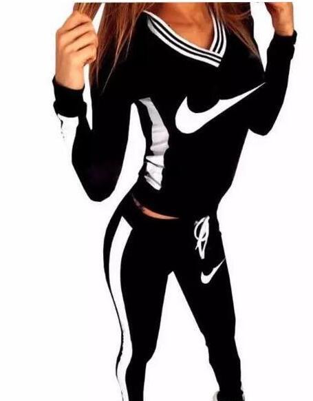 2016 Brand Tracksuit Women Sport Suit Hoodie Sweatshirt+Pant Jogging Femme Marque Survetement Sportswear 2pc Set