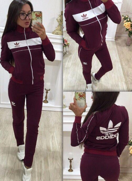 casual sports Women Letter Print Tracksuit set ,PINK Woman Tracksuit Long Sleeve Hoodies Sweatshirts Winter Sporting Suits