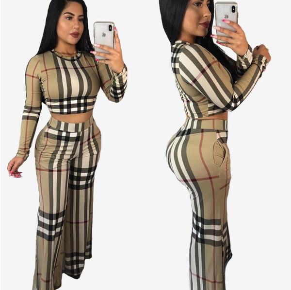 Autumn Two Piece Set Sexy Skinny Pants Crop Top Women Sets Summer Sportsuits Bodycon Outfits Set Tracksuits Clubwear