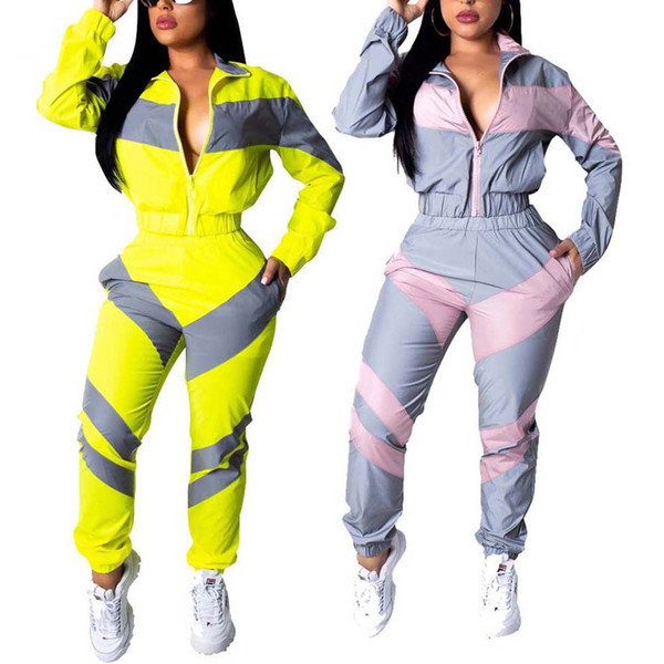 2 Piece Pants Sets Outfits Women Joggers 2 Piece Tracksuit Biker Set Sweatsuits Two Piece Set Top and Pants F0575 Long Sleeve