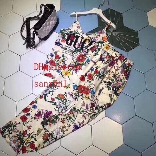 women two piece Outfits printing sleeveless Top shorts Leisure Two Piece Loose Sweatsuit Fashion feminino Clothing g-3