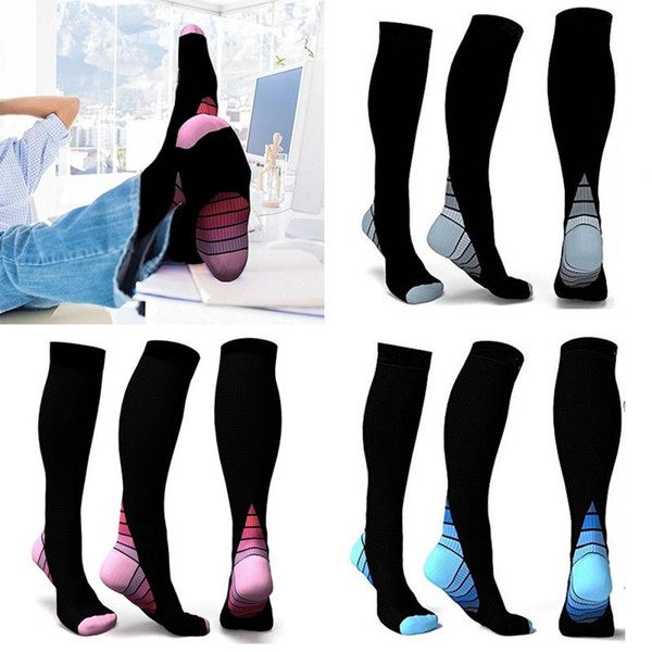 Men Sport Socks Compression Socks Breathable Travel Activities Fit For Nurses Shin Splints Flight Travel 1 Pair