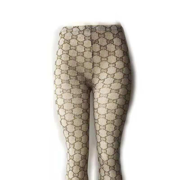 Letter Design Women Pantyhose High Quality European and American Pantyhose 3 Size Acrylic Leggings With Box