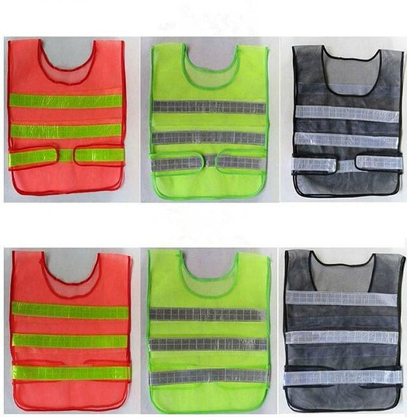 Riding reflector vest, safety vest, fluorescent green super bright construction, Multi Pocket traffic command clothing, vehicle luminous