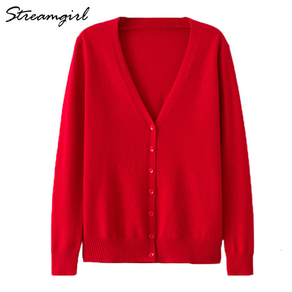 Women's Cashmere Cardigan Women Long Sleeve Knitted Female Cardigans Short Ladies Cardigans Plus Size Cardigan Femme Large Size SH190930