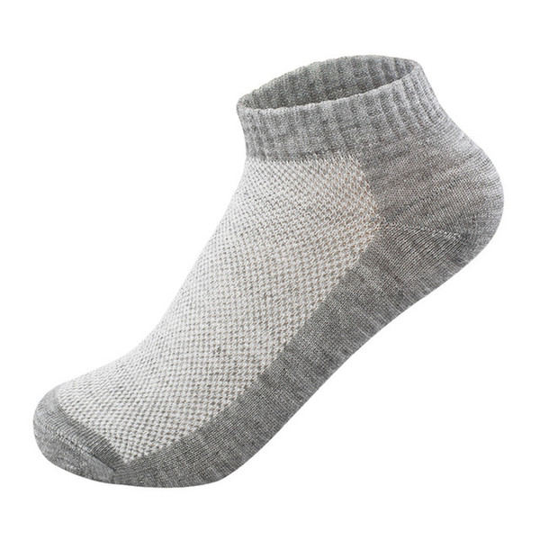 20Pcs=10Pair Breathable Men's Socks Short Ankle Socks Men Solid Mesh High Quality Male Boat Socks HOT SALE Hot