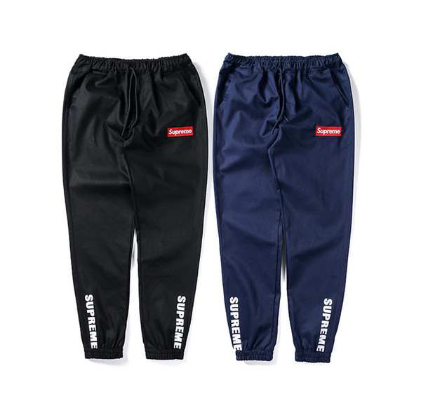 2018 New Arrival mens womens black pants Sup colorful letters printed sweatpants beam foot Trousers Jogger Running Sweatpant