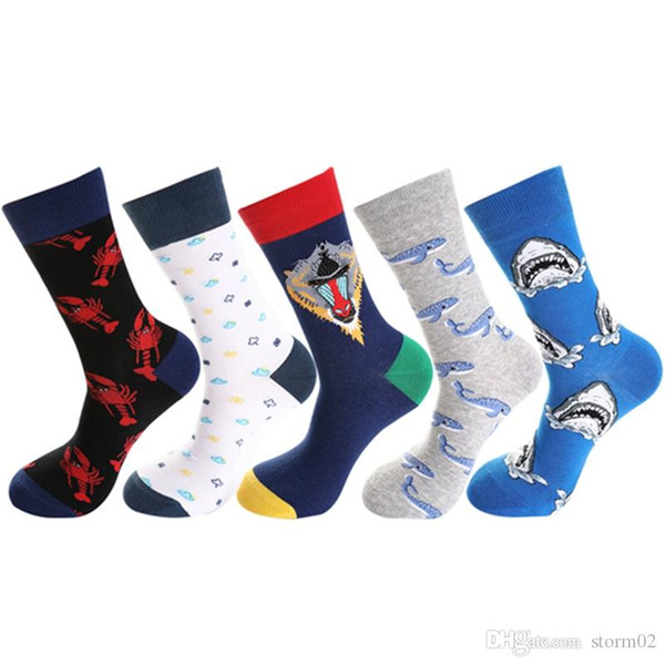 19 years wholesale price male black, white and blue cotton stockings, no trademark, size 39-45, free of freight AM5