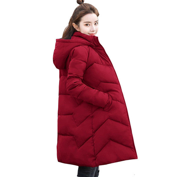 2019 Hooded Women Plus Size S- 6XL Winter Coat Female Warm Long Parkas Womens Down Jacket Jaqueta Feminina Y190926