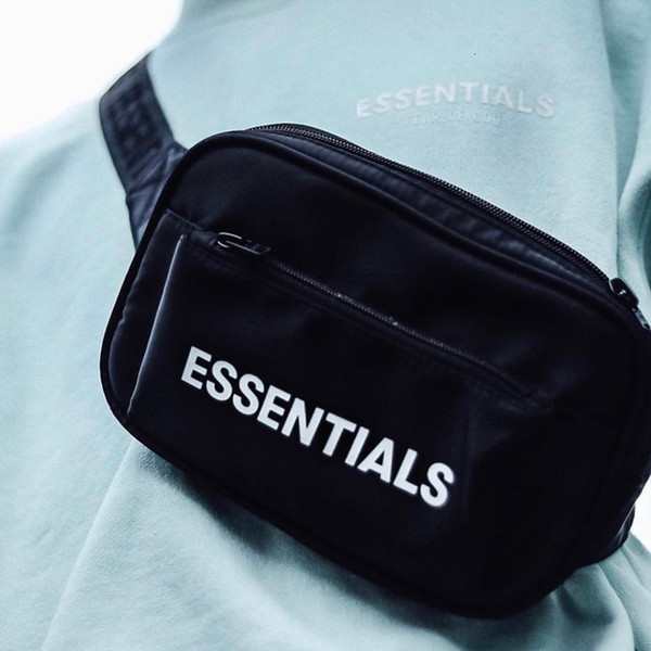 FEAR OF GOD FOG ESSENTIALS Waist Bag Cross Body Package Travel Street Hip Hop Diagonal Small Pack Bags Pockets Chest Bags HFYMBB073