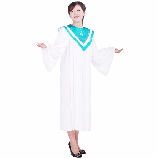 Christian Church Gospel Choir Robe Gown costumes for adults psalm robes long church clothing for adults black friday white robe