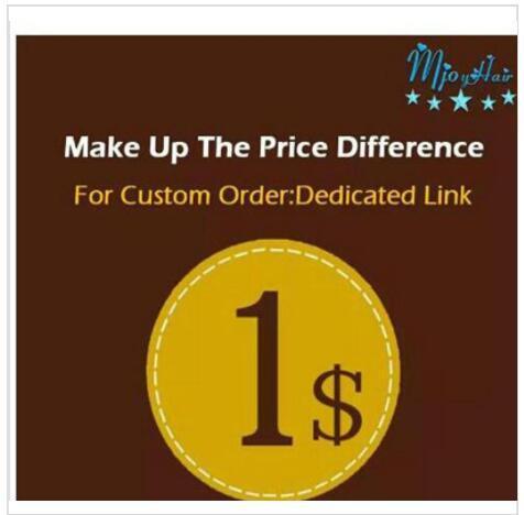 New Make up the Price Difference dedicated link shipping Make up patchs sock the difference Mjoyhair A dedicated link