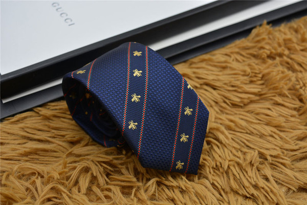 Men Silk Ties Fashion Mens Neck Ties Handmade Wedding Tie Business Ties Italy letter Tie Stripes Plaids Dots Necktie G09