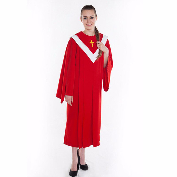 High quality IL Vaticano Church Christian Hymn sing clothing Church Choir christian abbigliamento poesia corale indossare