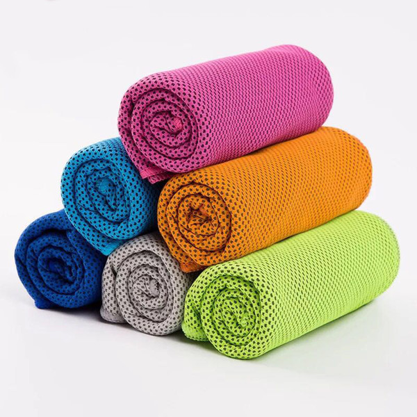 Cold Ice Towel Sports Cooling Towel Breathable for Fitness Gym Running Ball Riding Walking MMA 2019 Summer