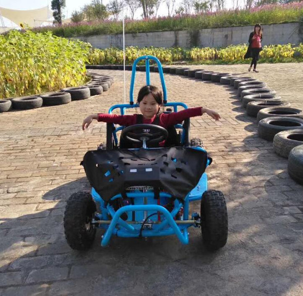 Spot new 80CC gasoline children off-road kart four-wheel steering wheel steel single ATV Overall dimensions 1440*820*920(mm)