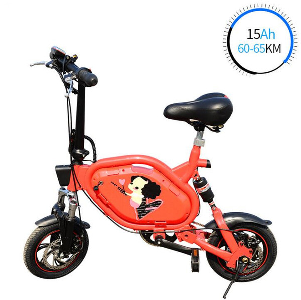 Factory direct electric car 48V mini folding car small generation driving lithium battery electric bicycle battery car