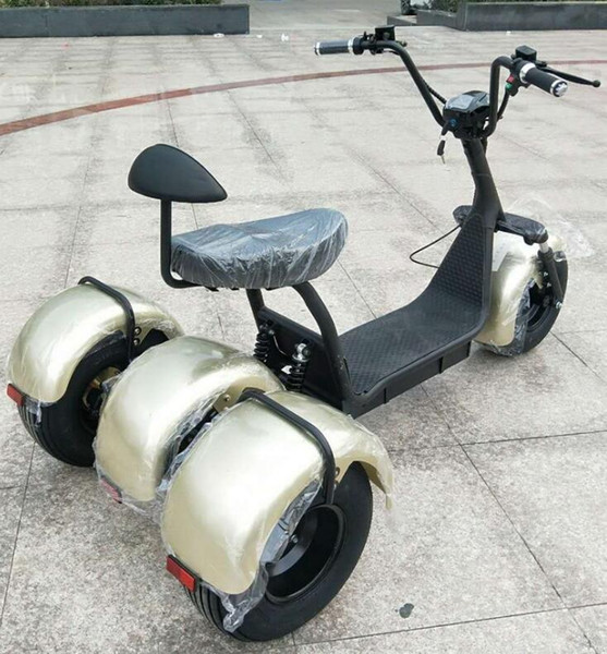 Three-wheeled electric motorcycle pedal battery Motor power 1000 (w) maximum speed 50 (km / h)