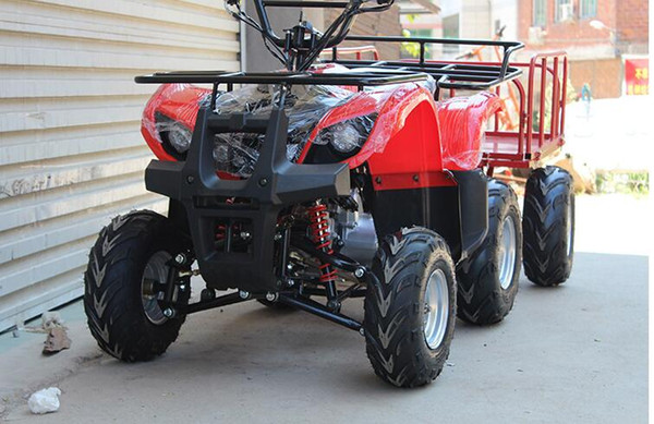 Four-wheeled off-road ATV with hanging trailer 125cc shaft drive farmer minivan motorcycle 2560* 750* 920 (mm)