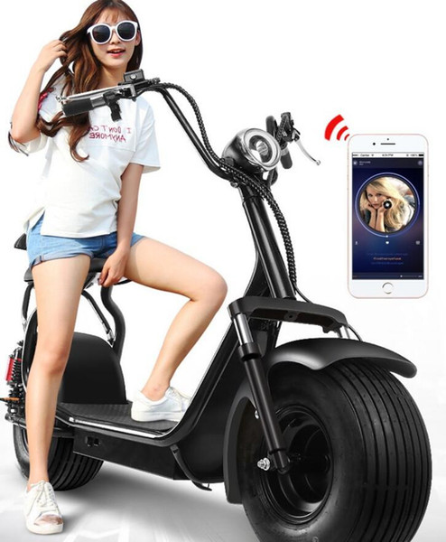 Electric scooter, wide tire battery manufacturer, front and rear shock absorbers can bring people 1700x750x900(mm)