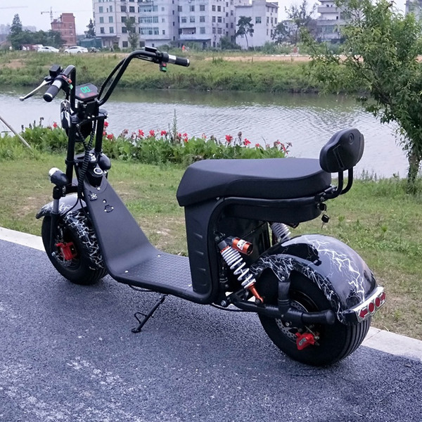 Electric car Two-wheeled electric scooter Double-bar and one-touch 60V20A 1850X750X850(mm)