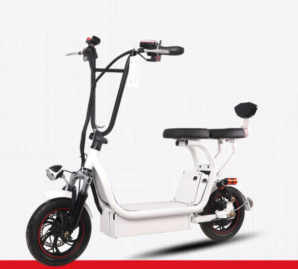 Factory direct electric car adult electric self lithium battery mini folding car small battery scooter ATV