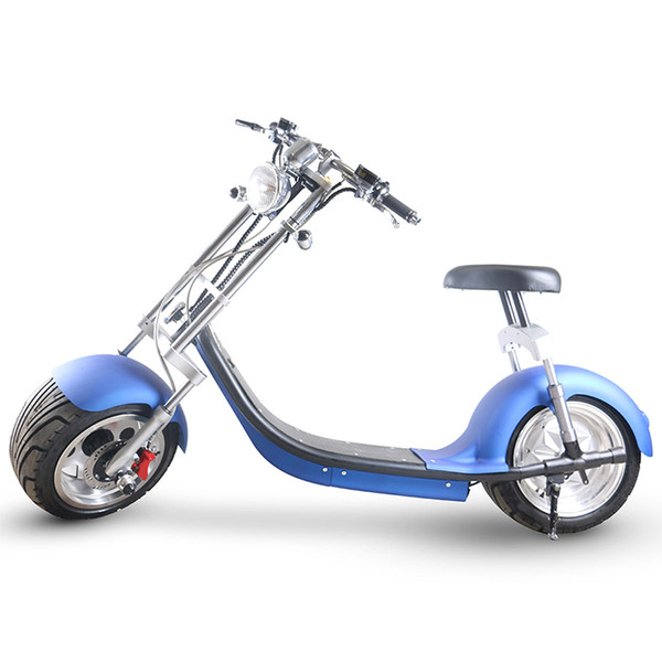 free shipping to europe eec/coc 1000w 60v 20ah lithium battery electric citycoco scooter scrooser dogebos taxes/custom duty paid