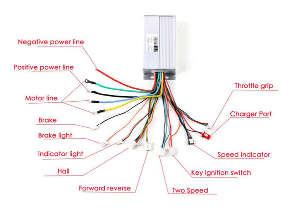 60V 1000w Brushless Speed Controller for Electric Tricycle