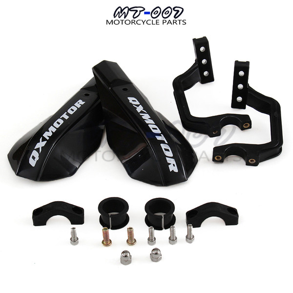 Black Plastic Handlebar Handguard Motorcycle Dirt Bike Motocross MX Supermoto WRF ATV Quad RMZ 7/8