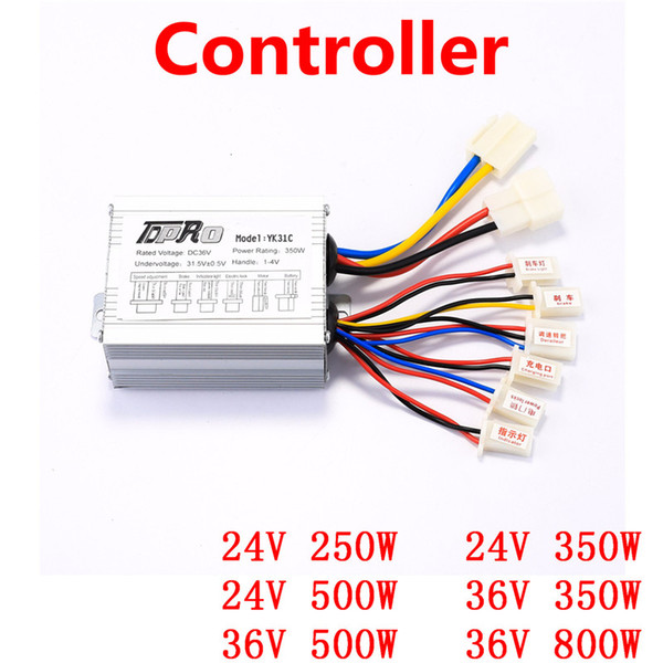 TDPRO 24V/36V/48V 350W/500W Electric Bicycle Brushless Motor Controller Speed E-bike Scooter