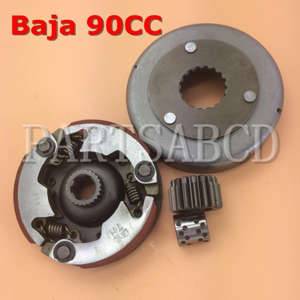 PARTSABCD 17T Clutch Assembly for Chinese 90cc ATVs Baja Style