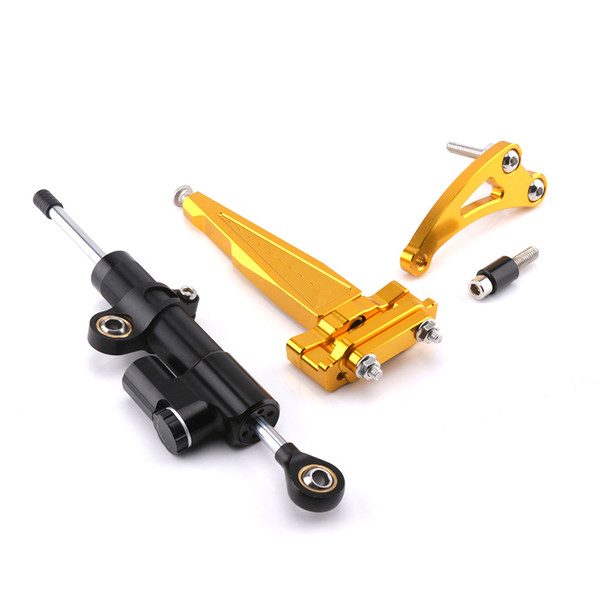 motorcycle CNC Aluminum Accessories Adjustable Steering Damper Bracket Mounting Kits For CB650F 2014-2018