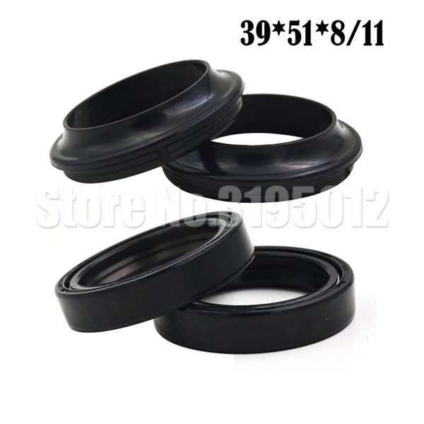 39X51 Motorcycle Front Fork Damper Oil Seal Dust cover For Steed 400 600 VLX 39*51*8/11