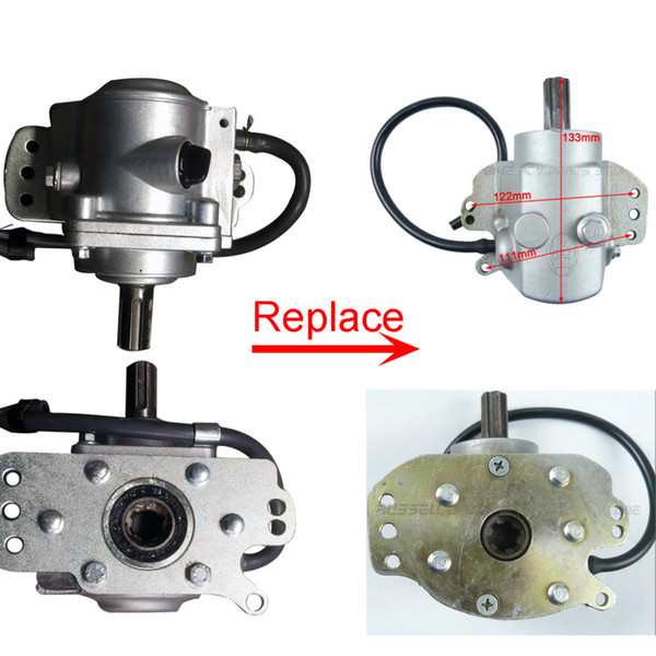 ATV Rear axle Transmission gearbox for shaft drive 50cc - 110cc ATV-Quads/ Renvoi d Angle pour Loncin a Cardan 110cc