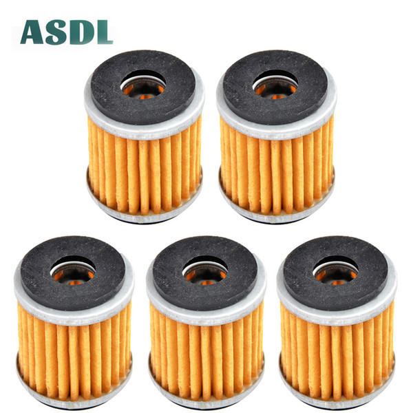 5pcs Oil Filter For Yamaha YZF R125 125 WR 125R 125X YZ 250 250F 450F 450 WR250F WR450F WR250X WR250R YZ450F YZ250F YZ250 YFZ450