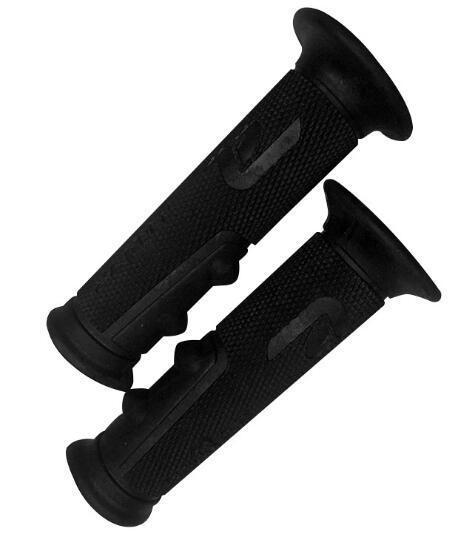 22mm Motorcycle Hand Grips Modified Accessories Handle Rubber Bar Black