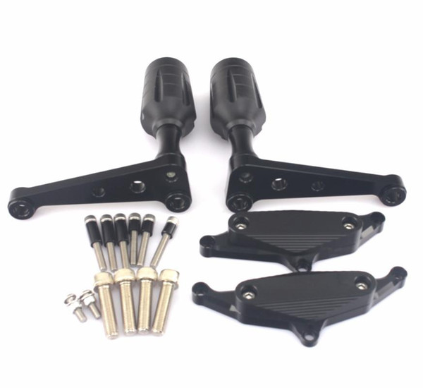 BIKINGBOY Engine Frame Sliders Screw Crash Pads For Yamaha VMAX1700 VMAX 1700 2009 2010 2011 2012 2013 2014 2015 2016 09-16