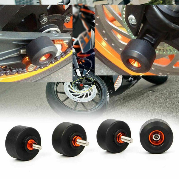 Motorcycle Frame Sliders Front & Rear Fork for Duke 125 200 250 390 RC Wheel Frame Slider Crash Pad Falling Protection