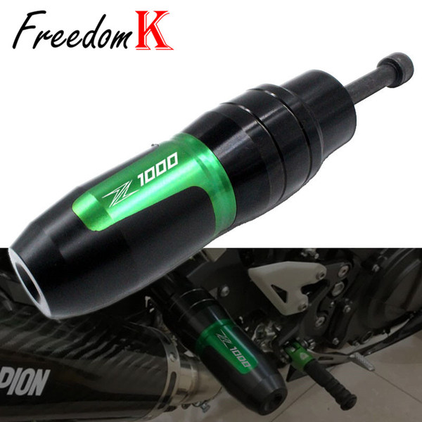 For Z1000 Z 1000 Z1000SX NINJA 1000 Motorcycle CNC Aluminum Frame Crash Pads Exhaust Sliders Crash Protector With logo