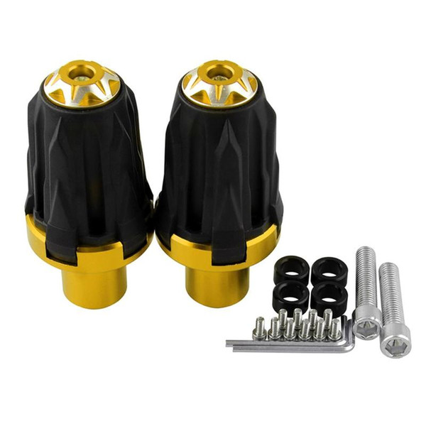 2pcs Motorcycle Frame Sliders Anti-fall Pole 10mm Screw Falling Aluminum Alloy Stainless Steel Protectors Anti Crash Pads