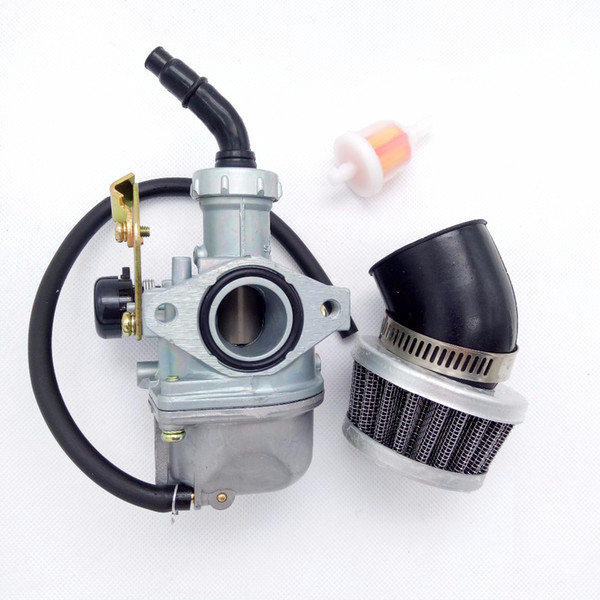 New PZ20 Carburetor W/ Air Filter 50 70 90 110 125 cc ATV Roketa TAOTAO 20mm Cable Choke