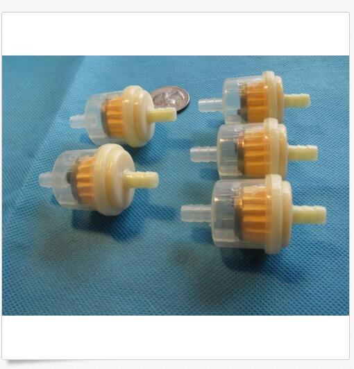 wholesale White Plastic Magnetic Inline Gas Fuel Filter for Motorcycle Motorbike Fuel Gas Petrol Magnet Filter 6MM