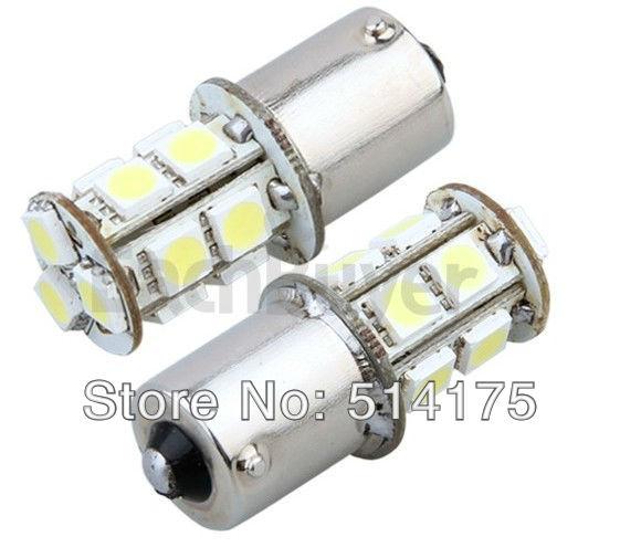 1156 BA15S Tail Brake 13 SMD LED White Light Bulb Lamp Wholesales200/pieces order<$18no track