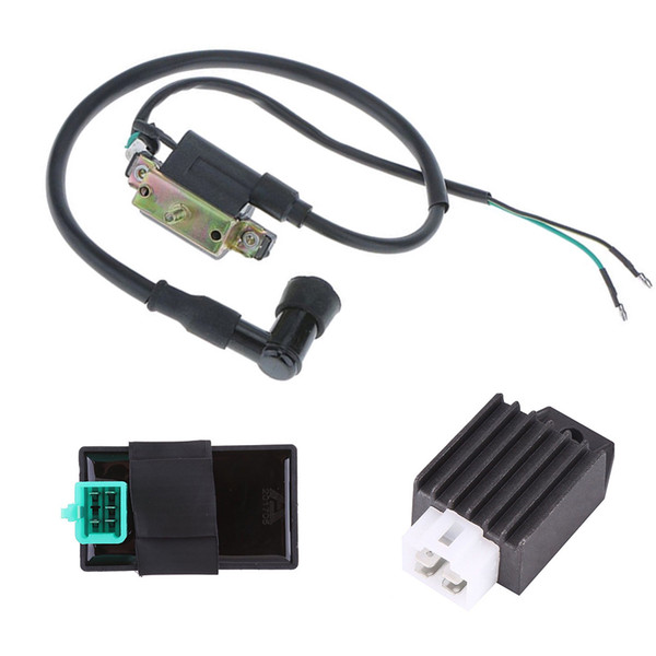 3pcs Regulator SUV Ignition Coil Motorcycle Lightweight Durable Rectifier 50CC-110CC Car