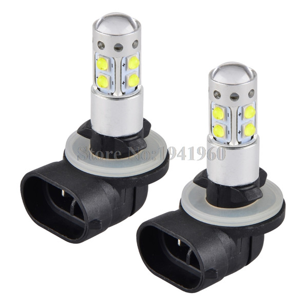 NICECNC 100W LED Headlight Bulb 881 ATV LED Lamp For Polaris Utility Ranger 500 700 800 EFI 4X4 6X6 EV LSV RZR 570 CREW 08-2014