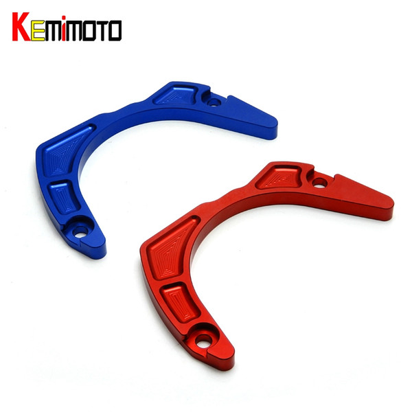 Wholesale- KEMiMOTO CNC Aluminum ATV Case Saver Case Protector for Yamaha Raptor 700 YFM 700 YFM700 2006-2017 Red Blue