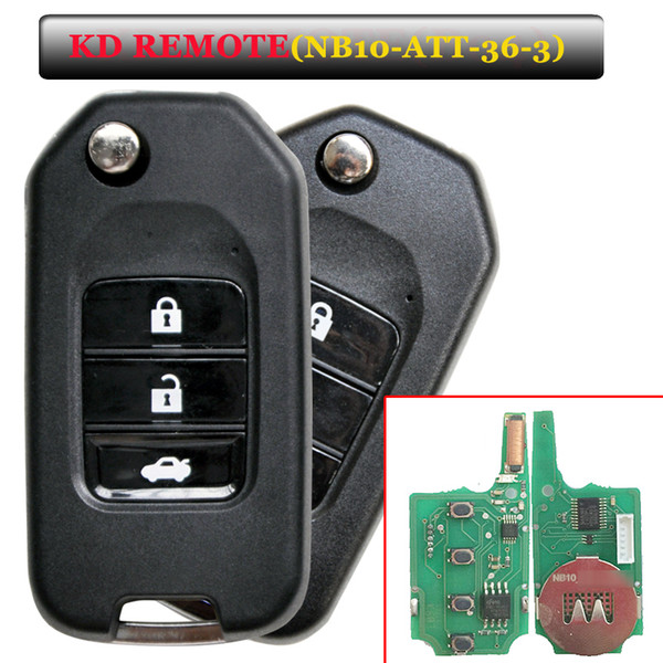 KEYDIY Universal Remote Key NB-Series 3 Button for KD900 KD900+,URG200 car Remote for NB10 ATT-36