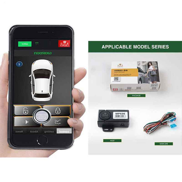 Car alarm car Central Locking Automatic trunk opening keyless entry system central lock giordon starline a93 Automatically open